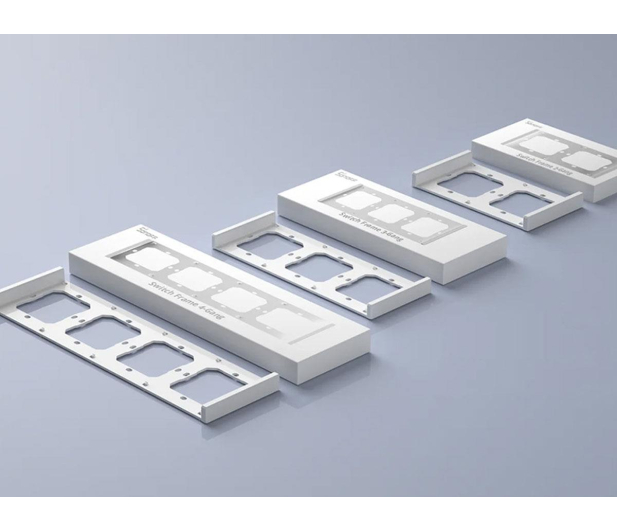 Sonoff Ramka do włącznika M5 80 podwójna 2-krotna M5-2C-80-FW (biał - 1489978 - zdjęcie 2